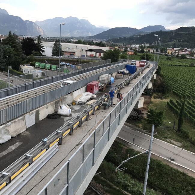 risanamento viadotto Roncafort Trento Carraro Impresa