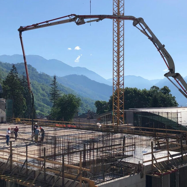 costruzione polo scolastico Roncegno Terme Carraro Impresa