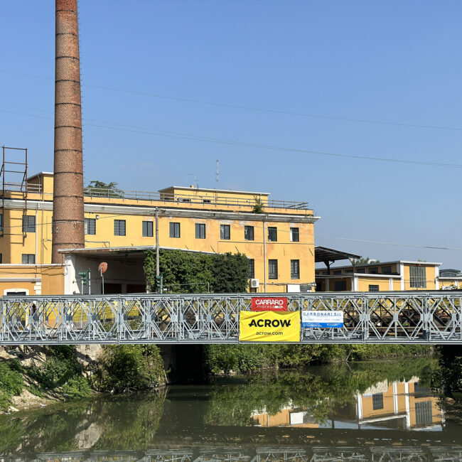 ponte provvisorio Debba Carraro Impresa