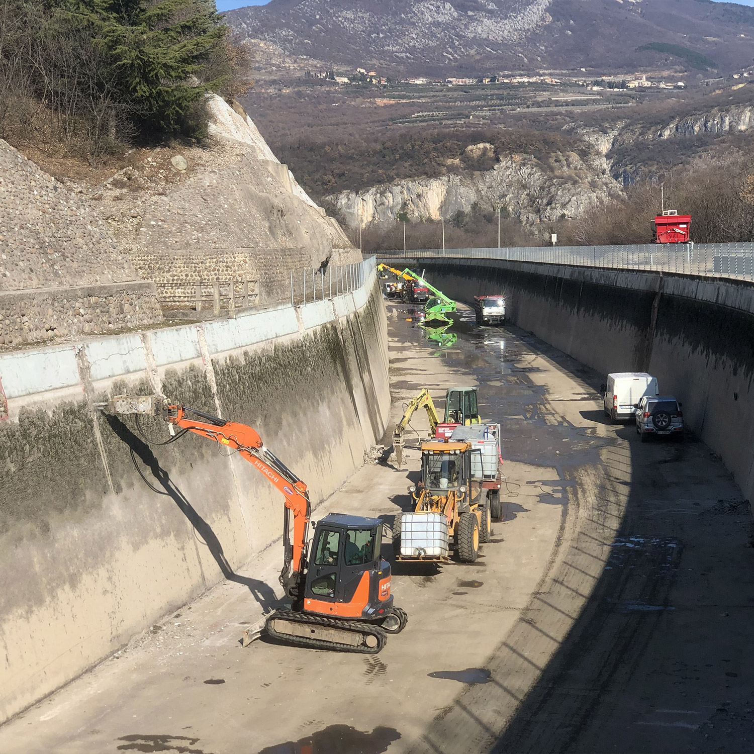 lavori urgenti calcestruzzi ammalorati canale Biffis Carraro Impresa