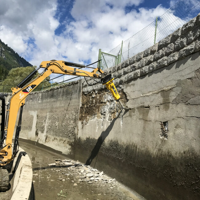 risanamento del bacino idroelettrico Pieve Tesino Carraro Impresa
